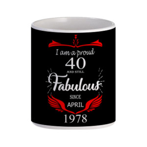 Mug 40 fabulous mug