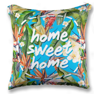 Bantal Tropical Home Sweet Home