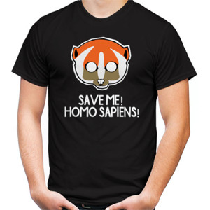 Kaos Save Homo Sapiens Clear white font