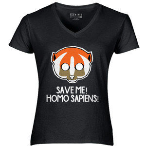 Kaos Save Homo Sapiens Clear white font