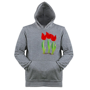 Jaket Hoodie Sweet Elegant Tulips - Kaos Tulip Elegan Cantik