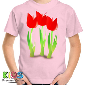 Kaos Sweet Elegant Tulips - Kaos Tulip Elegan Cantik
