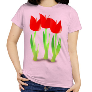 Kaos Sweet Elegant Tulips - Kaos Tulip Elegan Cantik