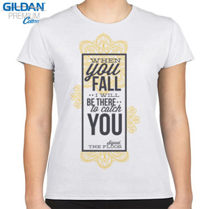 Kaos typography - When you fall...