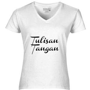 Kaos Tulisan tangan