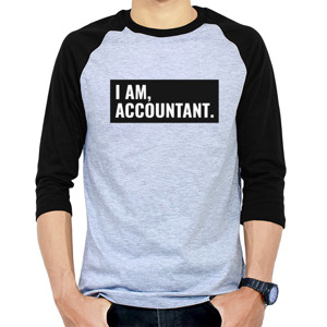 Kaos Raglan Career Accountant - AHA DESIGN