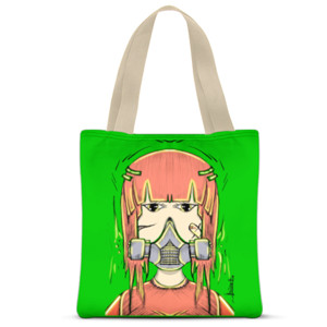 Tas Tote Fullprint Girl masker