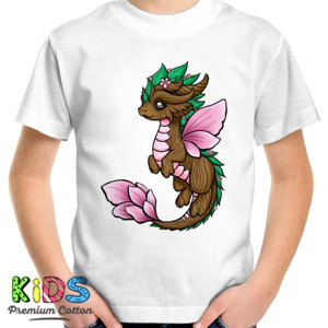 Kaos Kaos Anak Perempuan Naga Hijau