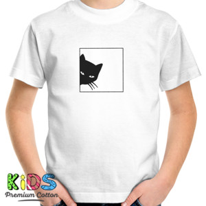Kaos Clothudio - Black Cat Tees