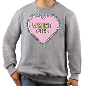 Jaket Sweater Weird Girl