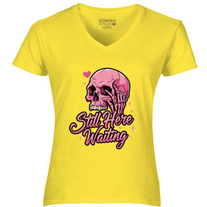 Kaos Desain Kaos Dark Love Tengkorak Pink Estetik