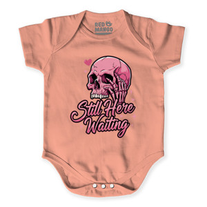 Baby Jumper Desain Kaos Dark Love Tengkorak Pink Estetik