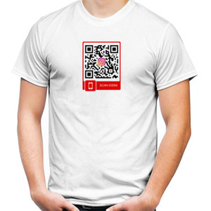 Kaos Kaos Kaos QR CODE (Maaf anda kena prank) CUSTOM