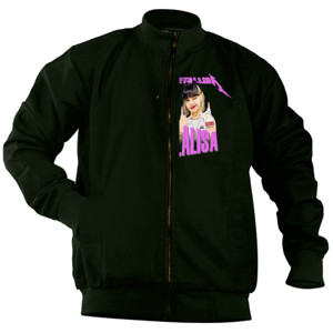 Jaket Bomber Metallisa