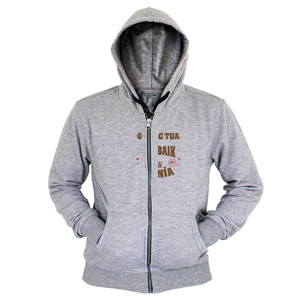 Hoodie Zipper orang tua terbaik
