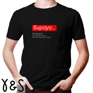 Kaos Kaos Typografi Supaya