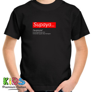Kaos Kaos Typografi Supaya