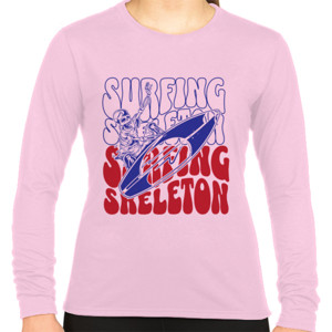Kaos Surfing Skeleton
