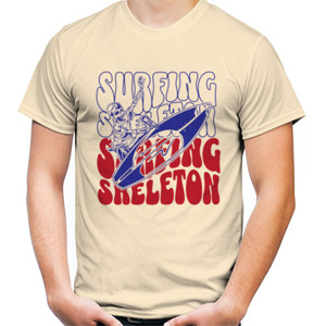 Kaos Surfing Skeleton