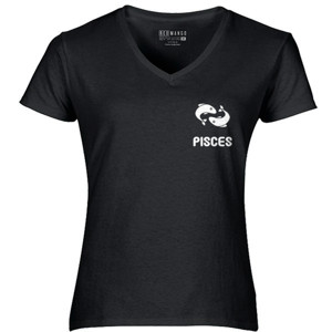 Kaos Zodiak Pisces Logo - White Exclusive