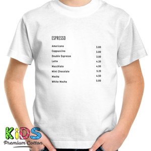 Kaos MENU CUSTOM SIZE
