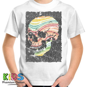 Kaos SKULL IN RAINBOW