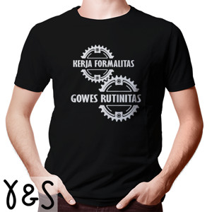 Kaos Jersey Sepeda Gowes Rutinitas