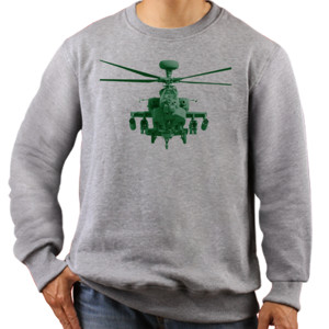 Jaket Sweater Helicopter Apache