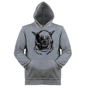 Jaket Hoodie Angry Dog Face