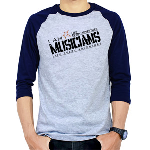Kaos Raglan i'm musicians 