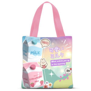 Tas Tote Fullprint Kawaii miruku