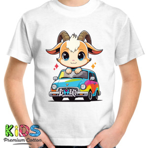 Kaos Anak Little Adventure Kambing Lucu