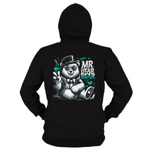 Hoodie Zipper Premium - Mr. Bear Panda #006