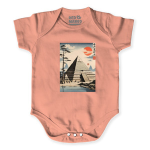 Baby Jumper Drawing Giza Pyramid Japanes Style