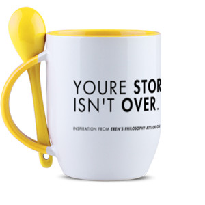Mug Sendok AoT - Youre Story Isn't Over