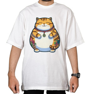 Kaos Oversize Kucing lucu