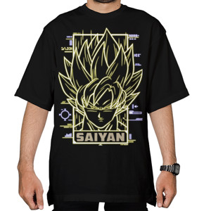 Kaos Oversize Power Son Goku Saiyan 