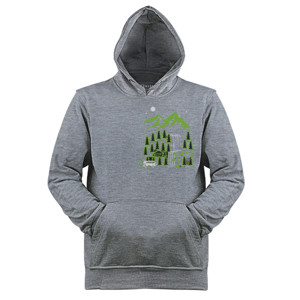 Jaket Hoodie Green Land