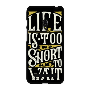 Sarung casing hp Life is Too Short to Wait Casing HP