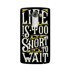 Sarung casing hp Life is Too Short to Wait Casing HP