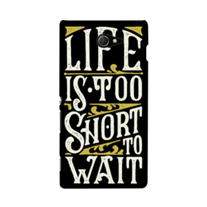 Sarung casing hp Life is Too Short to Wait Casing HP