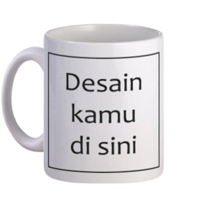 Mug Polos Desain Gambar Sendiri