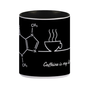Mug addicted to coffee