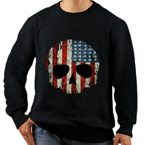 Jaket Sweater American Skull