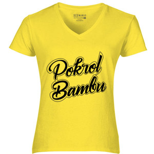 Kaos pokrol bambu warna terang