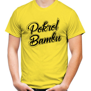 Kaos pokrol bambu warna terang