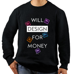 Jaket Sweater Kaos Pria Custom Will Design for money