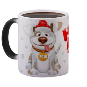 Mug Bunglon New Year Of Dog