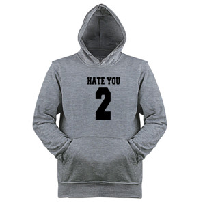 Jaket Hoodie Kaos Hate You 2