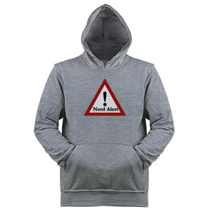 Jaket Hoodie Nerd Alert ( funny geek )